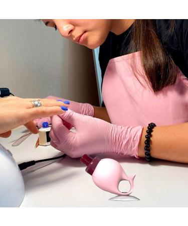 Porte-Vernis Pour Pose De Vernis - Rangement Portable Pour Vernis Ongles | Base Souple Paillet e Transportable Rose - Buy Online on GoSupps.com