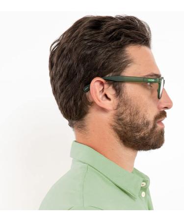 Muunel Blue Light Glasses - Essilor Anti-Glare Coating HD Vision Black Frame for Men Non-Prescription Green - Shop Internationally - Buy Online on GoSupps.com