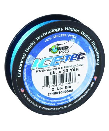 Power Pro 23300080050A Ice-Tec 50-Yard Ice Line, 8-Pound, Blue