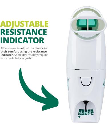 Aerobika OPEP Natural Phlegm and Mucus Clearance Device - Lung Exercise Therapy Unblocks and Expands Airways Helping to Improve Breathing and Reduce Cough - Buy Online on GoSupps.com