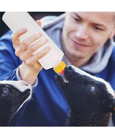 Lamb Feeding Bottle Set - Livestock Drink Jug for Baby Goat, Calf - Pet Nursing Bottles for Farm Animals - Buy Online on GoSupps.com