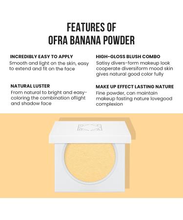 Ofra Banana Powder 0.1 oz - Lightweight Setting Powder for Women - Buy Online on GoSupps.com