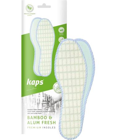 Kaps Bamboo & Aluminum Fresh Insoles for Men - Size 11 US / 44 EUR / 10 UK - Buy Online on GoSupps.com