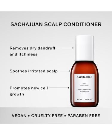 SACHAJUAN Scalp Conditioner - Relieve Dry Itchy Scalp Dandruff & Oily Hair | Salicylic Acid Rosemary Oil Ginger - 3.38 Fl Oz - Buy Online on GoSupps.com