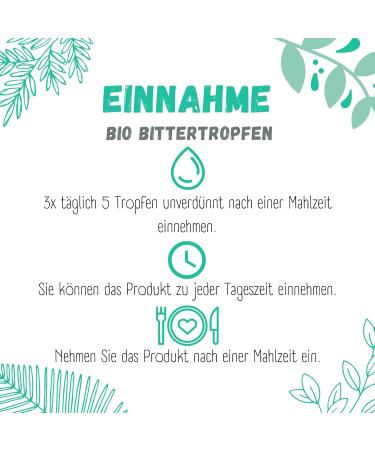 Buy Organic Bitter Drops - 50ml Herbal Extract | Alcohol-Free Vegan & High Dosage | Only 15 Drops Daily - Buy Online on GoSupps.com