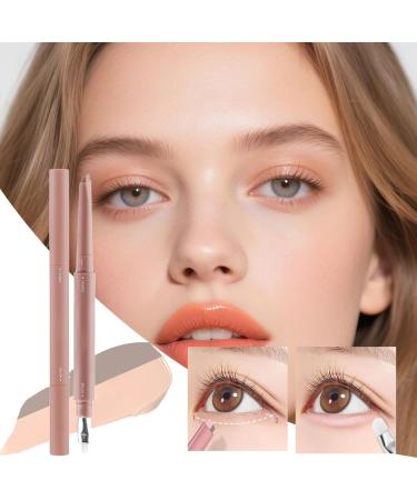 Eye Highlighter - Two-Color Silk Light Pencil Makeup - Eyeshadow 2.5g for Women and Girls | For Women Face Travel Girls Parties - Buy Online on GoSupps.com