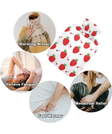 NAANLE Dots Transparent Hot Water Bottle 2L - Large Heating & Cooling Therapy for Pain Relief Bed Hands & Feet - Buy Online on GoSupps.com