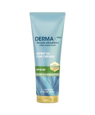 DermaXPro by Head & Shoulders Apaise Apr s-Shampoing L ger 220ml Extrait d Aloe Vera et Complexe de C ramides Hydrate Les Cheveux et Apaise Le Cuir Chevelu Sec et Qui D mange Antipelliculaire 220 ml (Lot de 1)