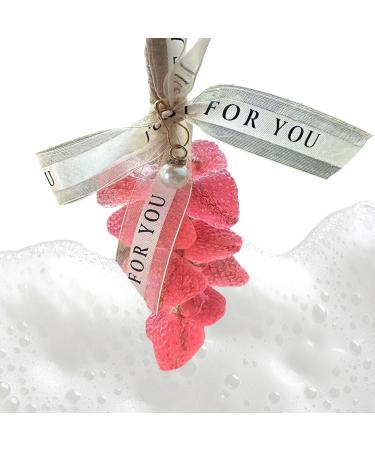 G n rique Strawberry Fruit-Shaped Soap Facial Soap on a Cord - Brightening Moisturizing Aesthetic Bath Soap Decorative Body Care