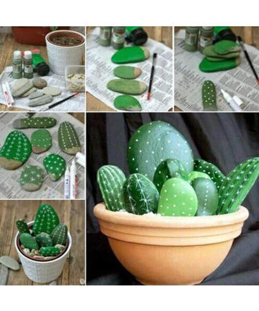 Smooth Painting Rocks 3-4 inches - Pack of 12 for Art Crafts and Decoration - Buy Online on GoSupps.com