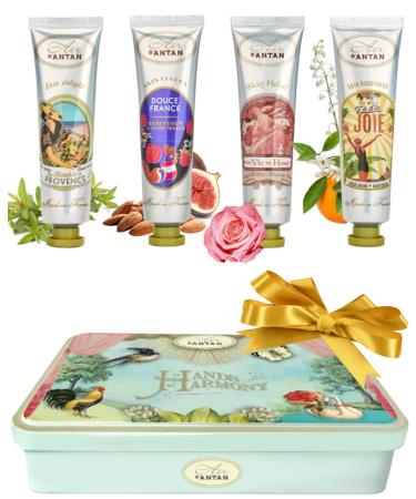 Hand Lotion Gift Set for Women 4pcs UnAir d'Antan  Hand Cream Gift Set with Shea Butter  Sweet Almond Oil  4 Hand Cream For Women - Lotion Gift Set Includes Scents of Provence  Douce  Rose & Joie 1. CLASSIC MIX