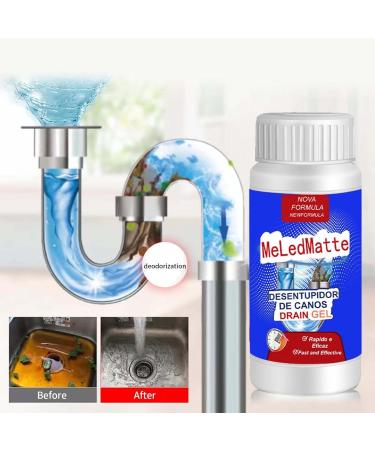 Powerful Pipe Dredging Agent Meledmatte Powerful Sink and Drain Cleaner Powerful Pipe Dredging Agent Sink and Drain Pipe Dredging Powder Pipe Dredge Agent Unblock Clogged Drains with Ease (3PCS) - Buy Online on GoSupps.com