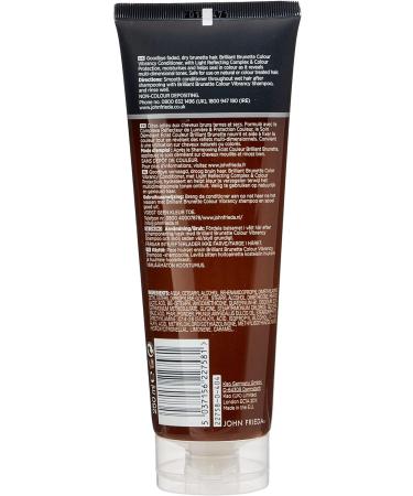 John Frieda Brilliant Brunette Colour Vibrancy Conditioner 250ml - Hydrating Brown Hair Care - Buy Online on GoSupps.com