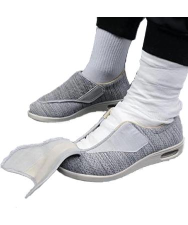 Orthofeet Orthopedic Diabetic Walking Shoes for Elderly with Bunions and Plantar Fasciitis Relief - Grey, Size 7 (Extended Widths) - Buy Online on GoSupps.com