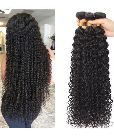 Peruvian Virgin Hair Long Water Wave 3 Bundles with Lace Closure | 26 28 30+22 | Unprocessed Remy Extensions - Buy Online on GoSupps.com
