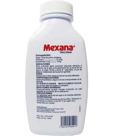 Mexana Medicated Powder 3 oz: Soothing Relief for Skin Irritation - Buy Online on GoSupps.com