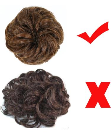 Hair Bun Synthetic Messy Bun Donut Bun Ponytail Hair Extensions Hair Bun with Elastic Rubber Band Hair Bun for Women Hair Extension Hair Piece (Color : 4H613) - Buy Online on GoSupps.com