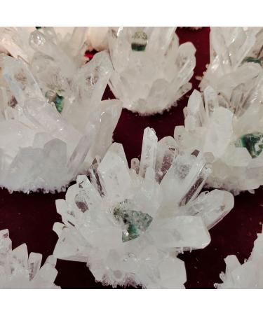 Crystal Natural Crystal Cluster Raw Quartz White s Crystal Point Specimen Home Decoration Raw Crystals Can be Used for Natural Stones and Minerals - Buy Online on GoSupps.com