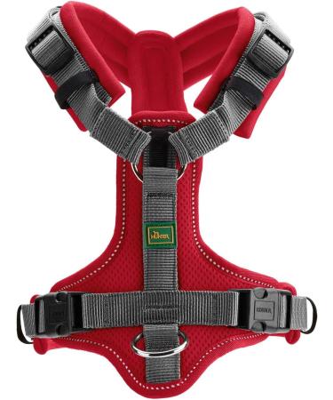 HUNTER Maldon Harness 47-69/SM Red/Grey | Premium Pet Harness for Comfortable International Shipping - Buy Online on GoSupps.com