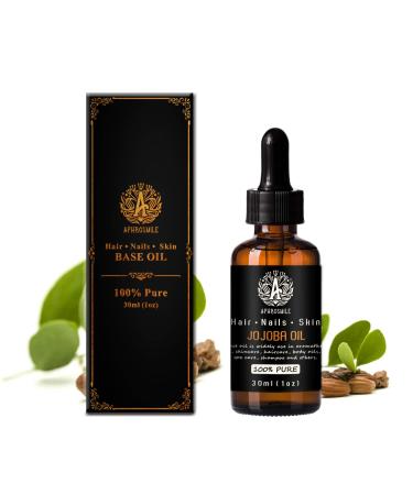 100% pure jojoba oil for massage 30ml carrier oil - jojoba oil for skin care 1oz base oil - jojoba oil for hair care