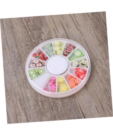 minkissy Nail Art Decor 12 Fruit Decor Nail Decorations for Nail Art Nails Decoration Nail Art Decoration Polymer Clay Slices for Nail Manicure Tool Soft Pottery Boxed - Buy Online on GoSupps.com