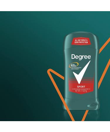 Degree Men Sport Antiperspirant Deodorant 2.7 oz - Pack of 6 | 48-Hour Sweat and Odor Protection - Buy Online on GoSupps.com