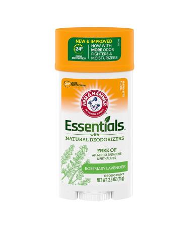 Arm & Hammer Deodorant 2.5oz Essentials Fresh by Arm & Hammer (Pack of 3) Rosemary Lavender 7.5 Ounce (Pack of 1)