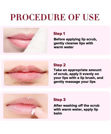 Peach Lip Scrub Peach Lip Scrub Exfoliating Lip Exfoliator for Lip Line Wrinkle Lip Care Exfoliator Lip Scrubs to Remove Dead Skin Repair Lip Mask for Dry Chapped Lips - Buy Online on GoSupps.com