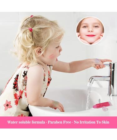 9Pcs Glitter Icecream Shape Lip Gloss Set in Cute Suitcase | Non Toxic & Kids Friendly | Ages 5 - Buy Online on GoSupps.com