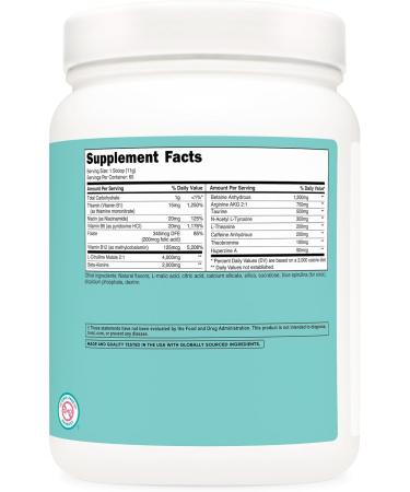 Nutricost Pre-Workout Powder for Women Blue Raspberry 60 Servings Blue Raspberry 1.5 Pound (Pack of 1) - Buy Online on GoSupps.com