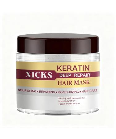 Keratin Deep Repair Masque capillaire Traitement nourrissant et hydratant intensif pour cheveux secs et ab m s r pare pour restaurer les cheveux soyeux et hydrat s (500 ml/16 9 f