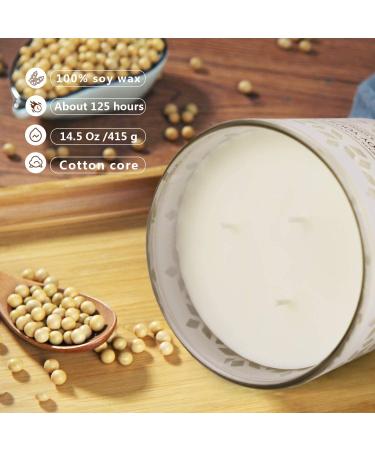 Scented Rose Berry Mother's Day Candle | Large 3 Wick 14.5oz Soy Candle | 125h Burn Time | Aromatherapy for Stress Relief, Meditation, Yoga | Gifts for Women, Birthday - Buy Online on GoSupps.com