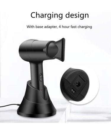 Cordless Wireless Hair Dryer Portable Blow Dryer Hot & Cold Wind Fast Charge Rechargeable Travel Hair Dryer for Blowing Hair Painting Drying - Buy Online on GoSupps.com