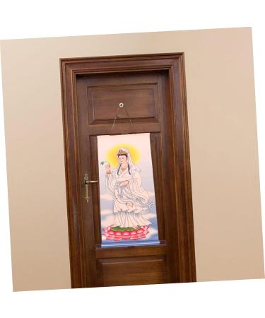 NUOBESTY Decor Altar Painting Scroll Wall Art Wealth Poster Painting Arts Hanging Scroll Household Asia 88.00X42.00X3.00CM As Shown - Buy Online on GoSupps.com