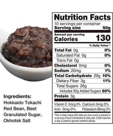 Japanese Artisanal Red Bean Paste 500G - Additive-Free, Gluten-Free, Vegan for Creative Sweets Recipes - Buy Online on GoSupps.com