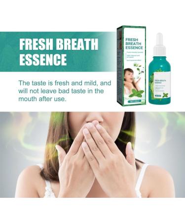 (Most Gifted) 1/2/3Pcs Fresh Breath Essence - Natural Breath Freshening Drops | Fresh Breath Oral Care Essence | Bad Breath Treatment for Adults | Peppermint Mouth Freshener for Travel - 30ml (2Count (Pack of 2)) - Buy Online on GoSupps.com
