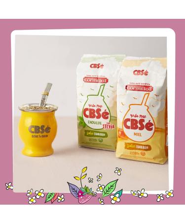  Yerbee CBS Yerba Mat Honey Tea 0.5 kg | Argentine Mat Tea | Invigorating and Energizing Drink - Buy Online on GoSupps.com
