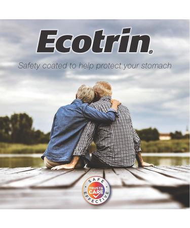 Ecotrin Safety Coated Enteric Aspirin 81mg Low Strength Tablets - 900 Tablets (6 x 150 ea) - Buy Online on GoSupps.com