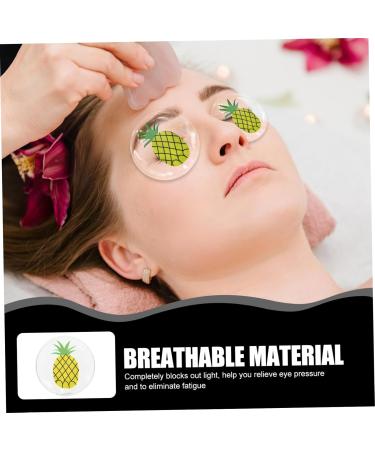 HOMSFOU 1 Pair Ice Eye Patch Eye Mask Pineapple Cool under Eye Sleeping Eye Pad Reusable Eye Patches Cold Compress Eye Cold Patches Cool Eye Pad Cold Eye Pads Facial Mask Summer PVC - Buy Online on GoSupps.com