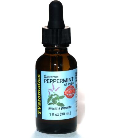 Buy 100% Pure Peppermint Essential Oil - TVaromatics 1 fl oz (30 mL) - Mentha piperita - International Shipping Available - Buy Online on GoSupps.com