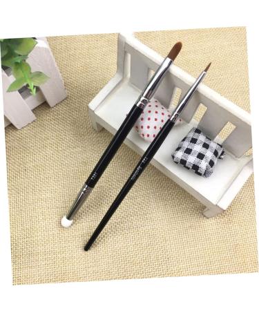 Angoily 1 Set Double Head Concealer Brush | Man-made Fiber Travel Sponge Brush for Flawless Application - Buy Online on GoSupps.com
