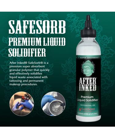 Quick & Super Absorbent Tattoo Ink Solidifier - Liquid Polymer Powder | 6 oz - Buy Online on GoSupps.com