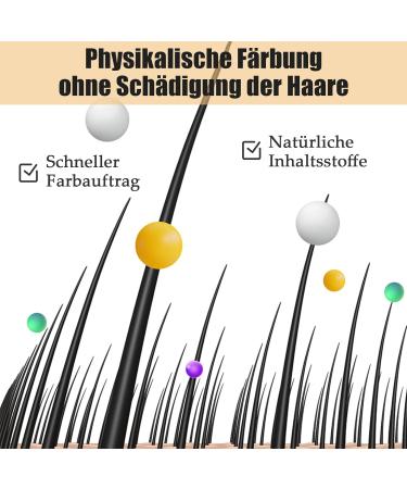 EONFAVE Purple hair color temporary hair color 60 ml purple styling hair tint wax for men and women instant hair cream mud natural hairstyle pomade hair dye hair wax for parties lilac 80 g 1er Pack - Buy Online on GoSupps.com