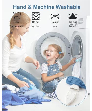 Heating Pad for Back Pain Relief - Hot Electric Heated Pad with Auto Shut Off, 5 Heat Settings, Dry & Moist Heat Option - 12X24 Soft Flannel Lake Blue - Buy Online on GoSupps.com