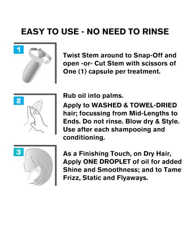 LUMIERE COLOUR Leave-In Hair Oil | Shine & Color Treatment for Dry Dull Color-Treated Hair | 15 Capsules with Rosemary Oil & Biotin - Buy Online on GoSupps.com