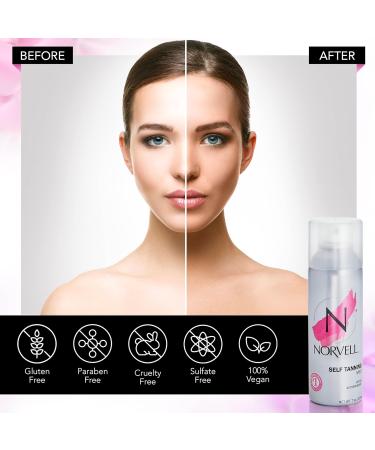 Norvell Professional Sunless Self Tanning Mist 7 fl.oz. | Airbrush Spray Solution with Bronzer - Buy Online on GoSupps.com