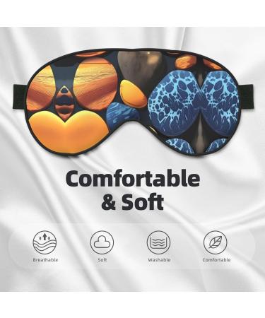 Buy Yellow Pebbles Eye Mask - Soft Elastic Adjustable Sleep Mask for Men & Women - International Shipping Available - Buy Online on GoSupps.com