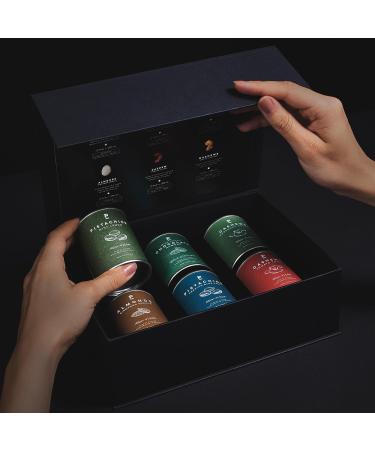 P-Stash Black Box Pure Sensation | Gourmet Nut Mix | Hand-Roasted Cashews Pistachios & Almonds | Perfect Gift Package for Nut Lovers - Buy Online on GoSupps.com