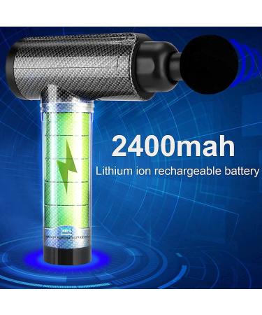 Muscle Massage Gun for Athletes - 30 Speeds Electric Massager for Deep Tissue Relief - Quiet Handheld Device with LCD Screen and 10 Heads - Buy Online on GoSupps.com