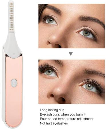 Glomora Electric Heated Eyelash Curler Long-Lasting Digital Display Electric Lash Curling 360 Degrees Stylish Design for Beautiful Eyes - Buy Online on GoSupps.com
